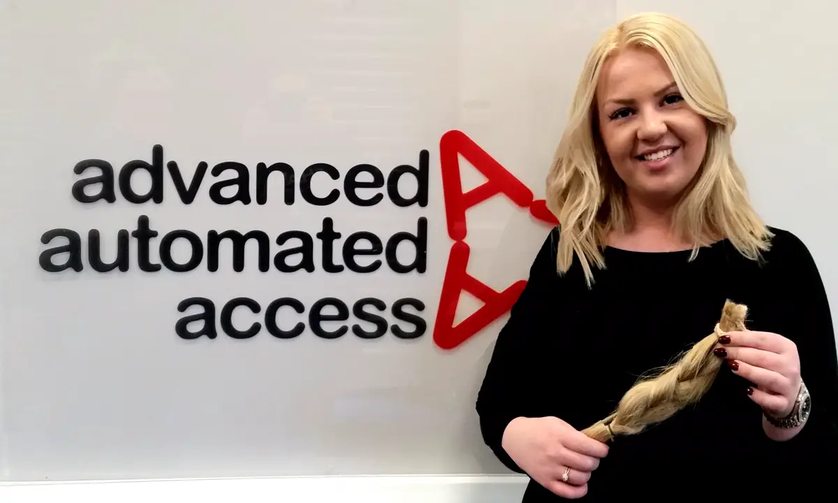 AAA staff donating their hair to charity!