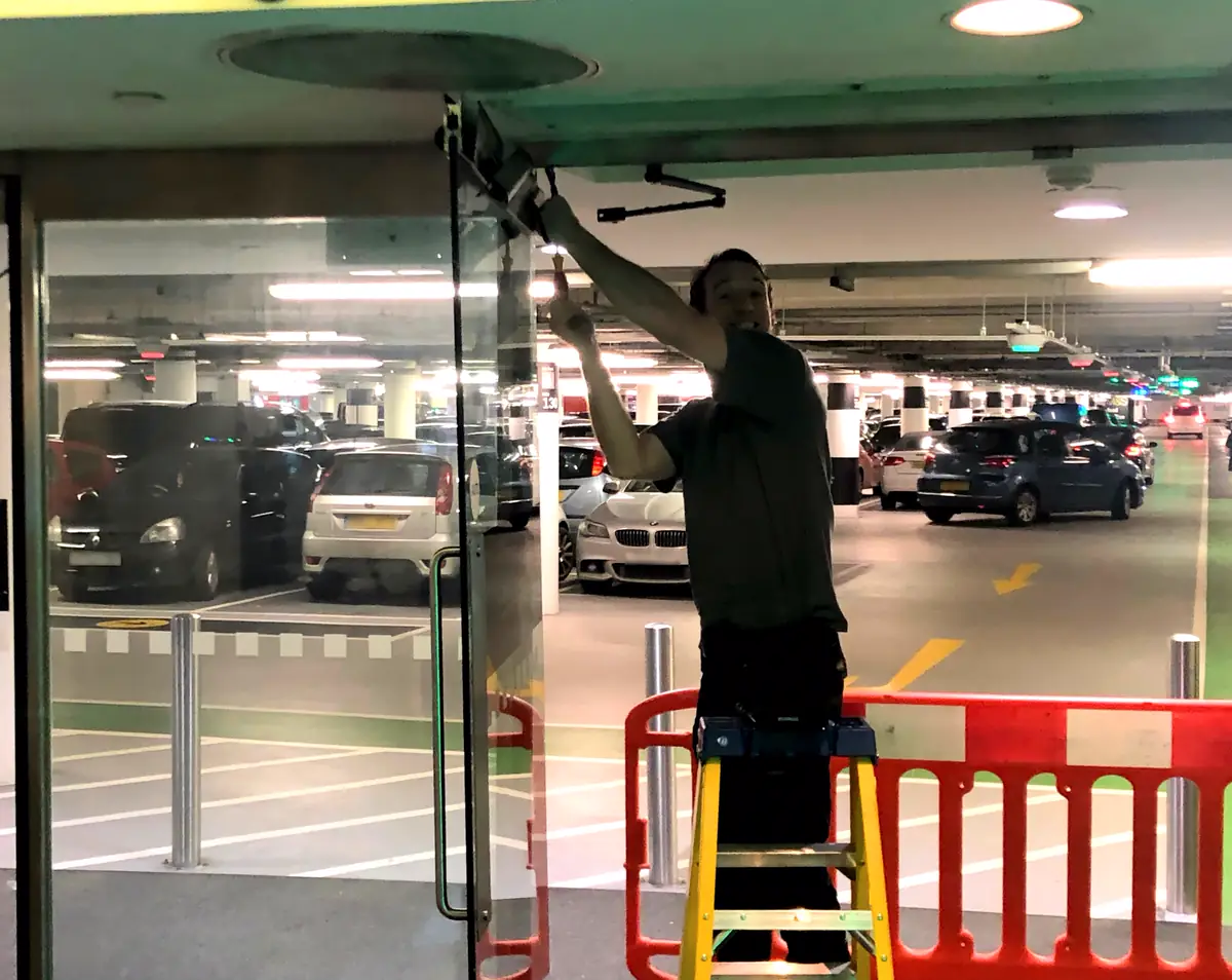 Servicing and repairing Westfield London!